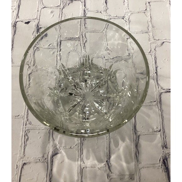 Korbel Champagne Cut Glass Ice Bucket. 5.5” Tall 6” wide. Weight 2.5 lbs. - Picture 3 of 4